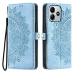 Style 016 For Xiaomi Redmi Note 14 5G Case Skin Feel Totem Imprinted Wallet Leather Phone Cover