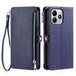 015 Style For Xiaomi Redmi Note 14 5G Case TPU+PU Leather Wallet Phone Cover with Straps