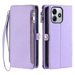 015 Style For Xiaomi Redmi Note 14 5G Case TPU+PU Leather Wallet Phone Cover with Straps