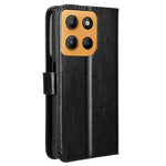 Motorola Moto G17 Power 4G / G17 4G / G15 4G / G15 Power 4G-skal, Crazy Horse-textur, PU-läder, plånboksfodral