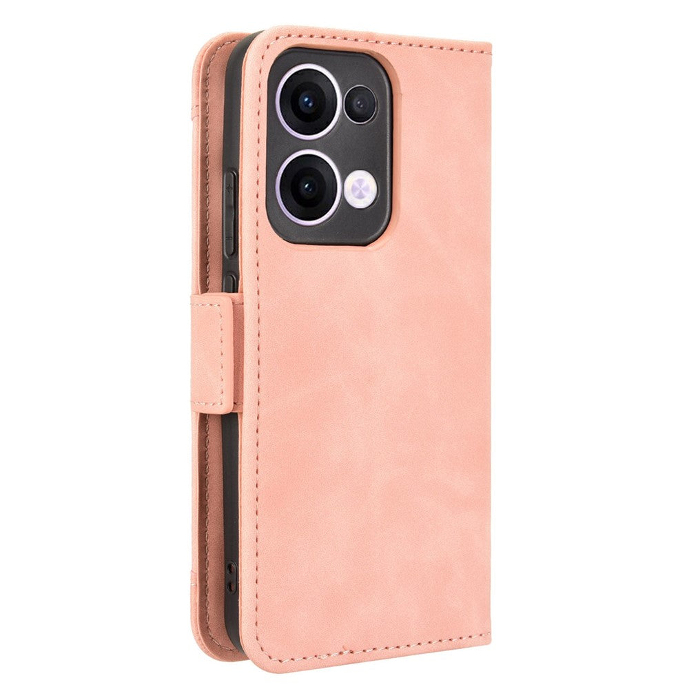 For Oppo Reno13 5G (Global) Leather Case Phone Wallet Cover with Multiple Card Slots