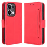 For Oppo Reno13 5G (Global) Leather Case Phone Wallet Cover with Multiple Card Slots