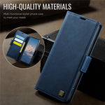 AUTSPACE Til Samsung Galaxy S22 5G Cover A11 RFID-blokerende Retro Læder Mobiltelefon Pung Cover