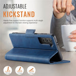 AUTSPACE Til Samsung Galaxy S22 5G Cover A11 RFID-blokerende Retro Læder Mobiltelefon Pung Cover
