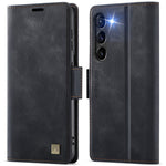 AUTSPACE til Samsung Galaxy S23 cover A11 RFID-blokerende retro læder pung cover til mobiltelefon