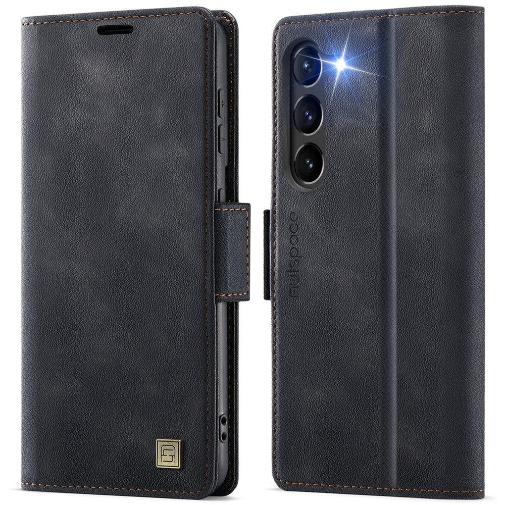 AUTSPACE For Samsung Galaxy S23+ Case A11 RFID Blocking Retro Leather Cell Phone Wallet Cover