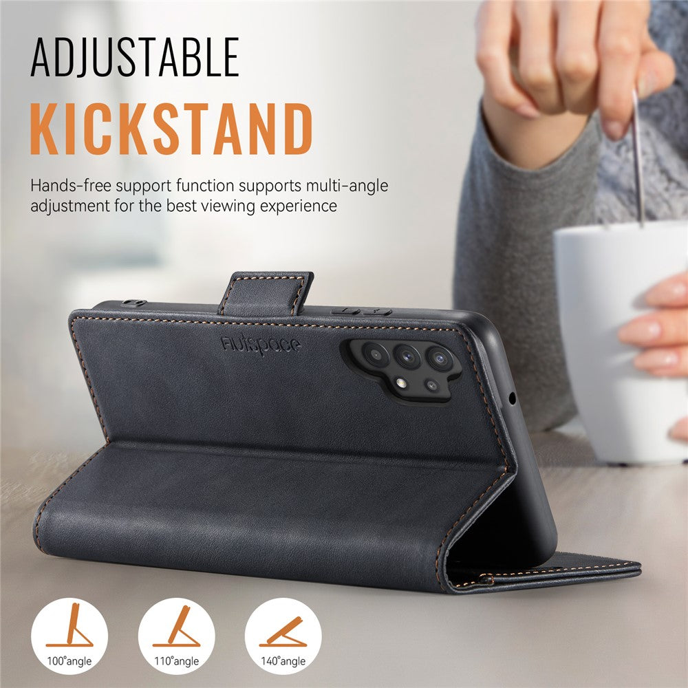AUTSPACE til Samsung Galaxy A32 5G etui A11 RFID-blokerende retro læder mobiltelefon pungcover