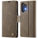 AUTSPACE til Samsung Galaxy A32 5G etui A11 RFID-blokerende retro læder mobiltelefon pungcover