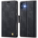 AUTSPACE Til iPhone 11 Cover A11 RFID-blokerende Retro Læder Mobiltelefon Pung Cover