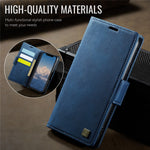 AUTSPACE Til iPhone 11 Pro Max cover A11 RFID-blokerende retro læder mobiltelefon pungcover