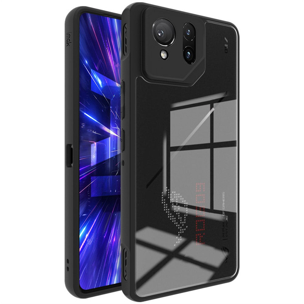 IMAK UX-9A-serie til Asus ROG Phone 9 5G / Phone 9 FE 5G / 9 Pro 5G Klar Etui TPU+PC Telefoncover Forstærkede Hjørner