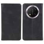 For Honor Magic7 Lite 5G / X9c 5G / X60 Pro 5G Case Strong Magnetic PU Leather Phone Cover Calf Texture