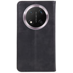 For Honor Magic7 Lite 5G / X9c 5G / X60 Pro 5G Case Strong Magnetic PU Leather Phone Cover Calf Texture