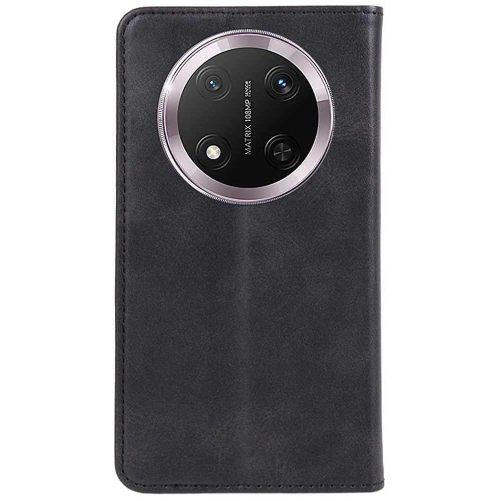 For Honor Magic7 Lite 5G / X9c 5G / X60 Pro 5G Case Strong Magnetic PU Leather Phone Cover Calf Texture