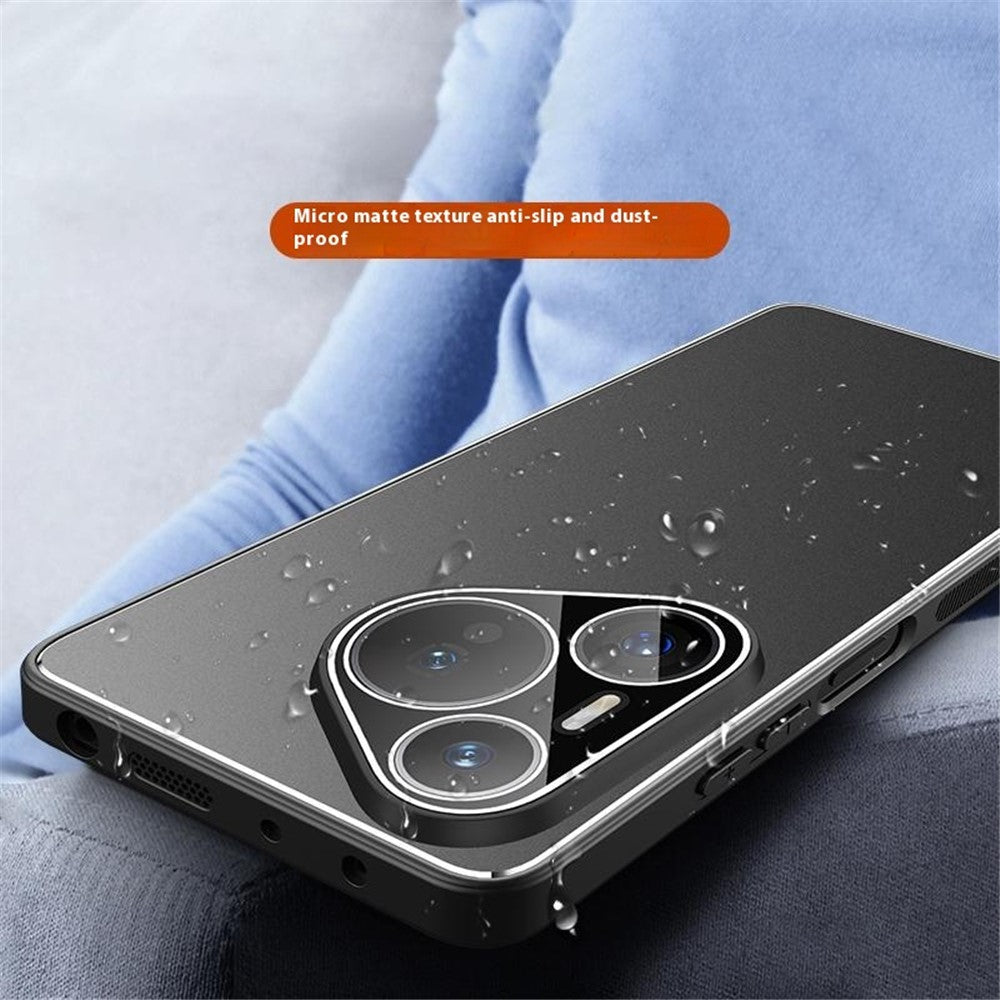 For Huawei Pura 70 Pro / 70 Pro+ Case PC+TPU Matte Back Phone Cover with Lens Film