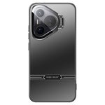 For Huawei Pura 70 Case Kickstand PC + TPU Matte Phone Cover with Lens Film