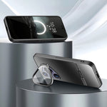 For Huawei Pura 70 Case Kickstand PC + TPU Matte Phone Cover with Lens Film