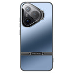 For Huawei Pura 70 Case Kickstand PC + TPU Matte Phone Cover with Lens Film