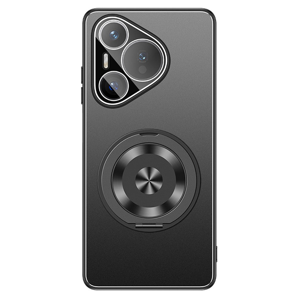 For Huawei Pura 70 Pro / 70 Pro+ Case PC + TPU Matte Kickstand Back Phone Cover with Lens Film
