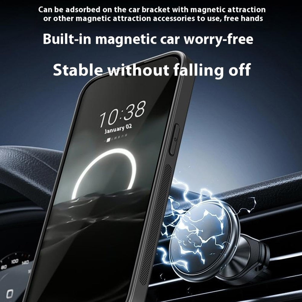 Huawei Pura 70 Magnetiskt Skal Metalllinsram Stativ PC + TPU mobilskal med Linsfilm