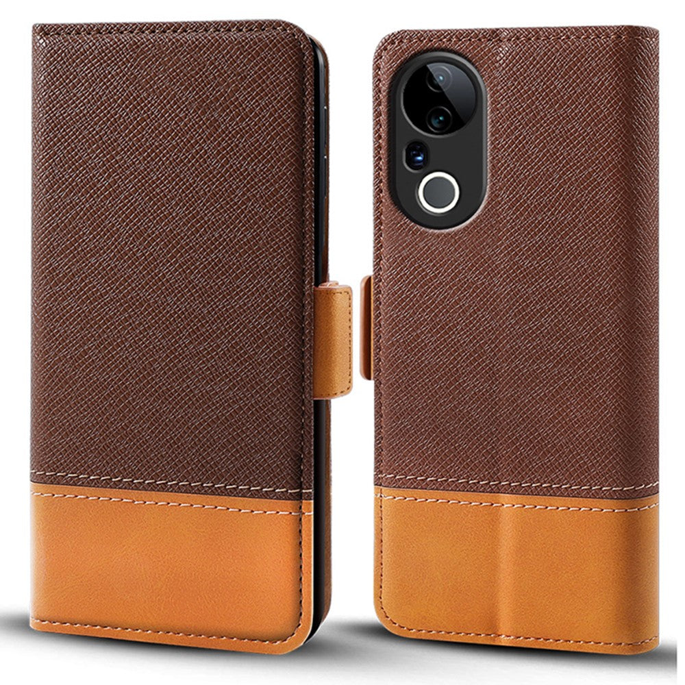 For Honor X9c Smart 5G / X60 5G etui Farve Splejsning PU Læder Pung Telefon Cover