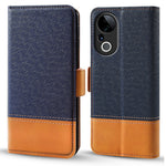 For Honor X9c Smart 5G / X60 5G etui Farve Splejsning PU Læder Pung Telefon Cover