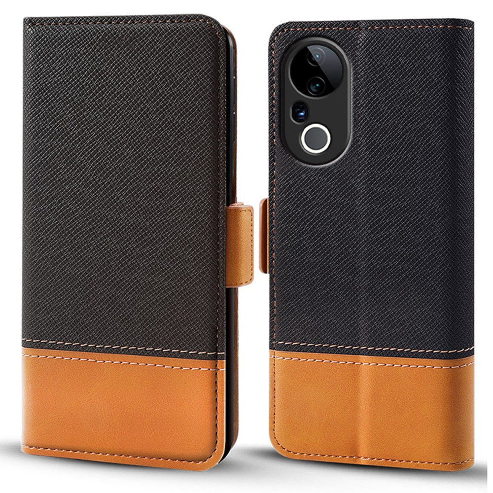 For Honor X9c Smart 5G / X60 5G etui Farve Splejsning PU Læder Pung Telefon Cover