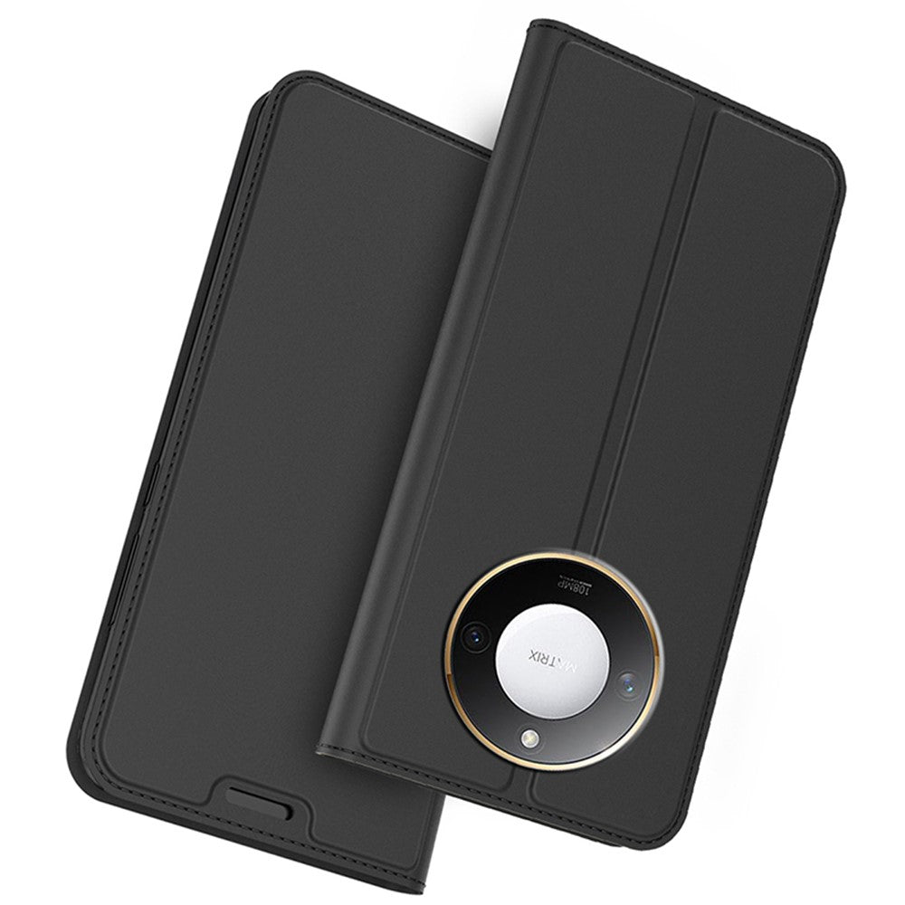 For Honor X9c Smart 5G / X60 5G Case PU Leather Phone Cover with Card Holder Stand Magnetic Closure