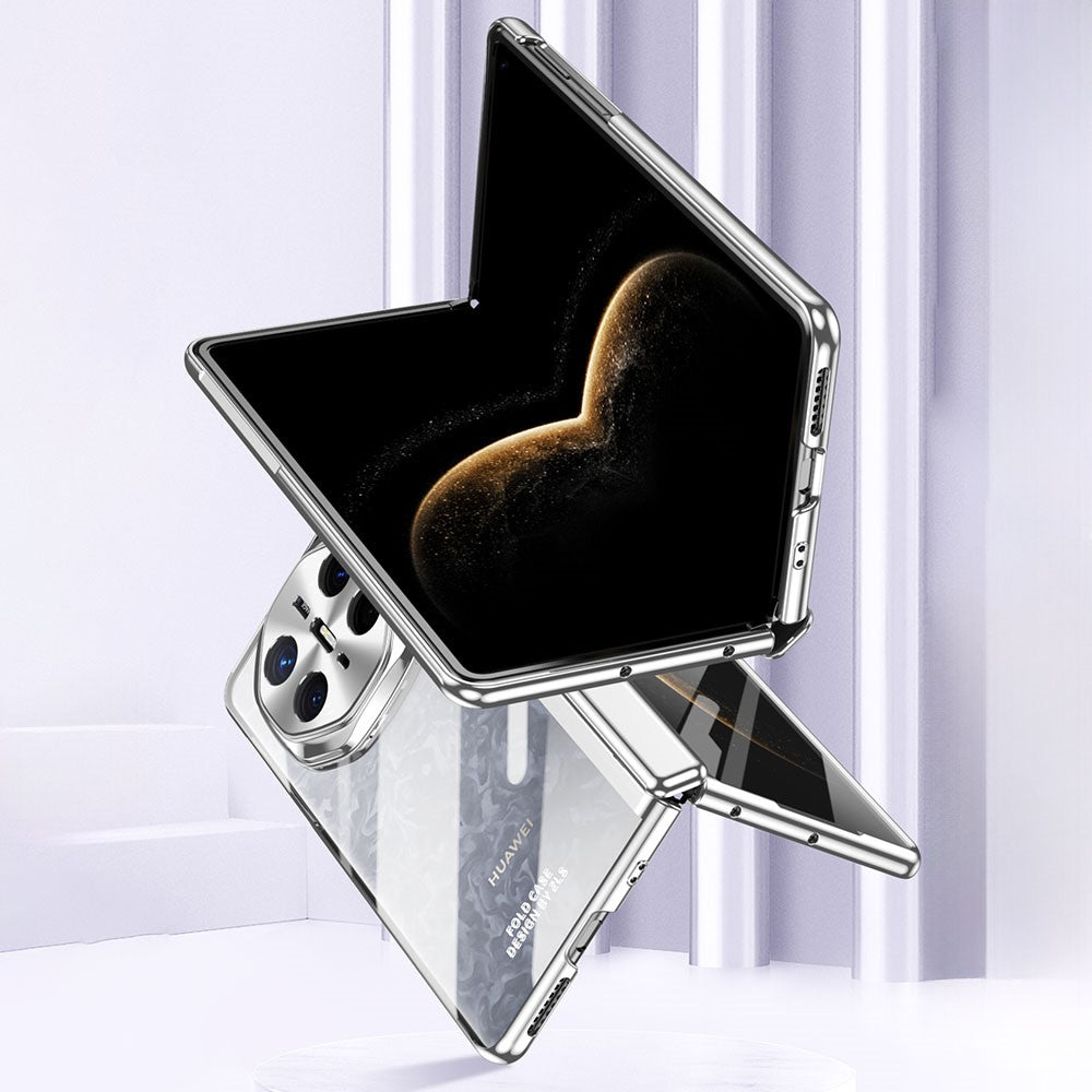 For Huawei Mate X6 Case Electroplating PC Folding Phone Cover
