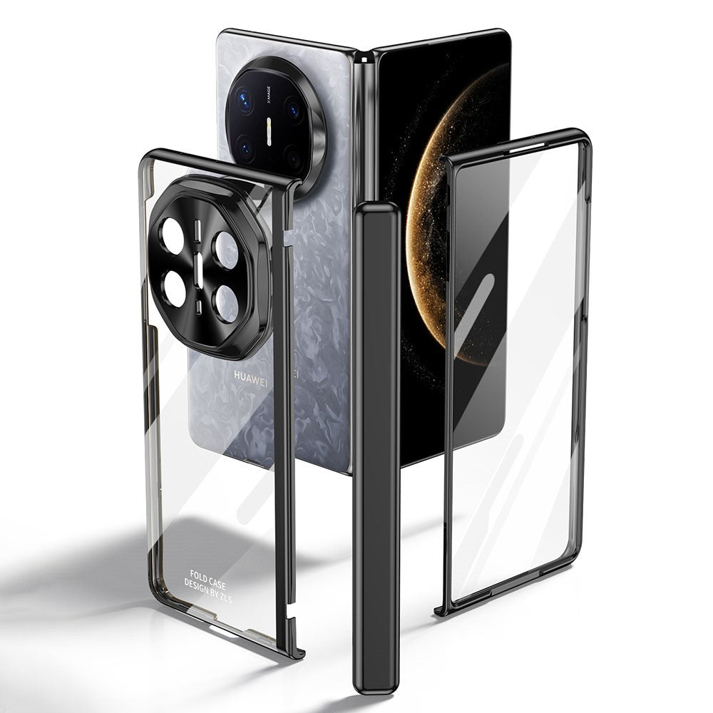 For Huawei Mate X6 Case Electroplating PC Folding Phone Cover