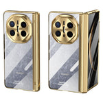 For Huawei Mate X6 Case Electroplating PC Folding Phone Cover