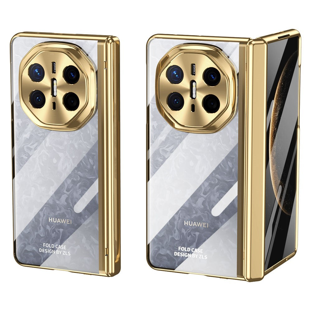 For Huawei Mate X6 Case Electroplating PC Folding Phone Cover