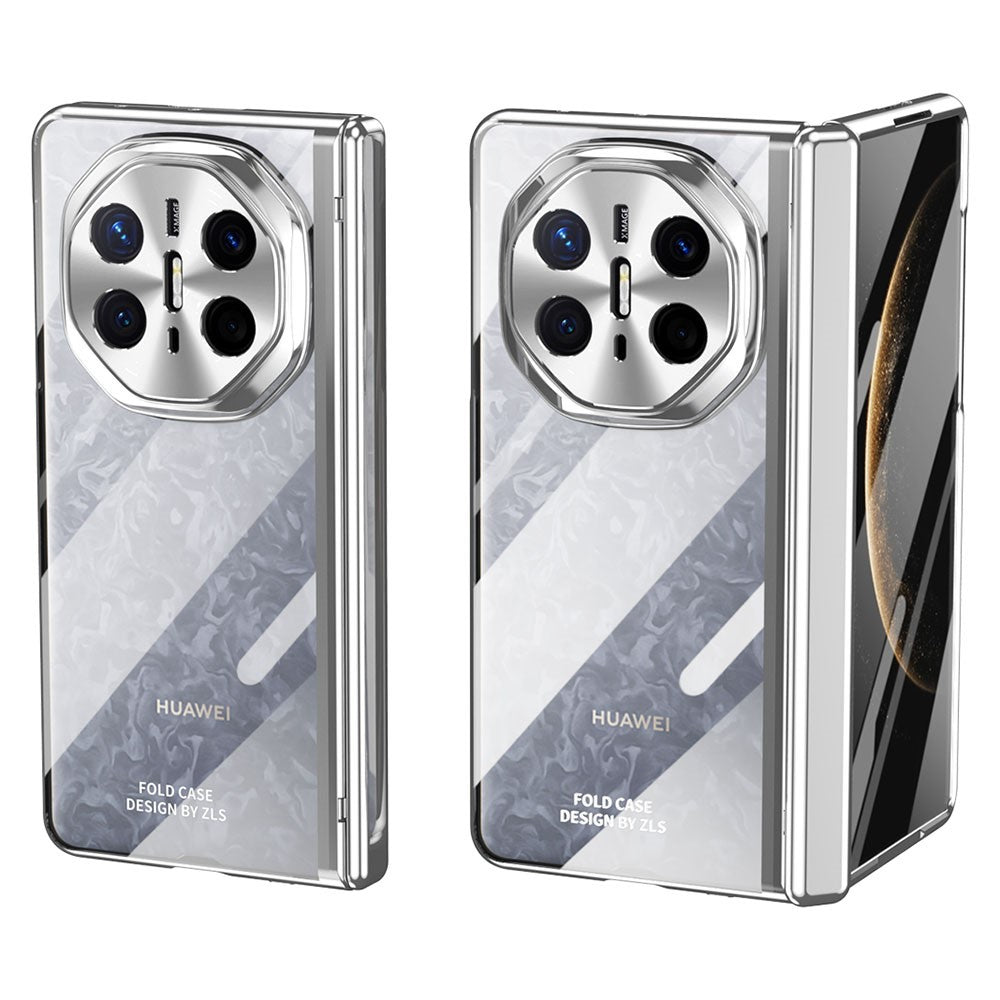 For Huawei Mate X6 Case Electroplating PC Folding Phone Cover
