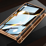 For Huawei Mate X6 Case PC + PU Phone Back Cover Built In Screen Protector