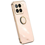 XINLI For Xiaomi 15 Case Ring Kickstand Electroplating TPU Phone Cover