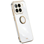 XINLI For Xiaomi 15 Case Ring Kickstand Electroplating TPU Phone Cover