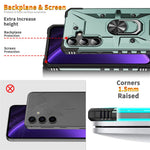 For Samsung Galaxy A16 5G / 4G Case PC+ TPU Anti-Drop Phone Cover with Ring Kickstand