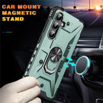 For Samsung Galaxy A16 5G / 4G Case PC+ TPU Anti-Drop Phone Cover with Ring Kickstand