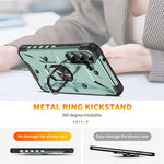 For Samsung Galaxy A16 5G / 4G Case PC+ TPU Anti-Drop Phone Cover with Ring Kickstand