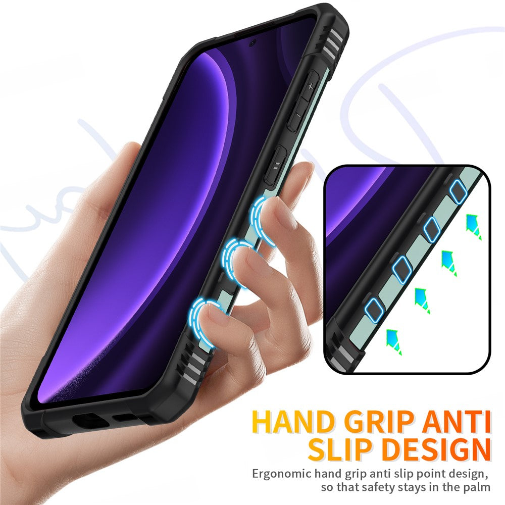 For Samsung Galaxy A16 5G / 4G Case PC+ TPU Anti-Drop Phone Cover with Ring Kickstand