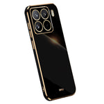 XINLI För Xiaomi 15 Pro Skal TPU mobilskal med Galvaniserad Ram