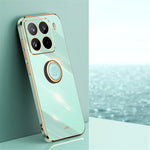 XINLI For Xiaomi 15 Pro Case Ring Kickstand Electroplating TPU Phone Cover