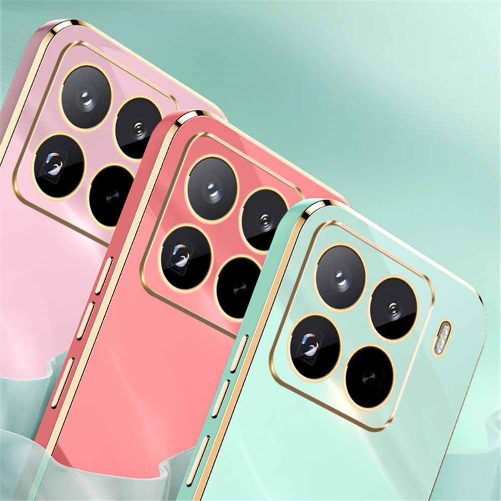XINLI For Xiaomi 15 Pro Case Ring Kickstand Electroplating TPU Phone Cover