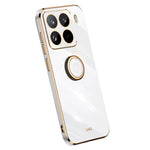 XINLI For Xiaomi 15 Pro Case Ring Kickstand Electroplating TPU Phone Cover