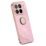 XINLI For Xiaomi 15 Pro Case Ring Kickstand Electroplating TPU Phone Cover
