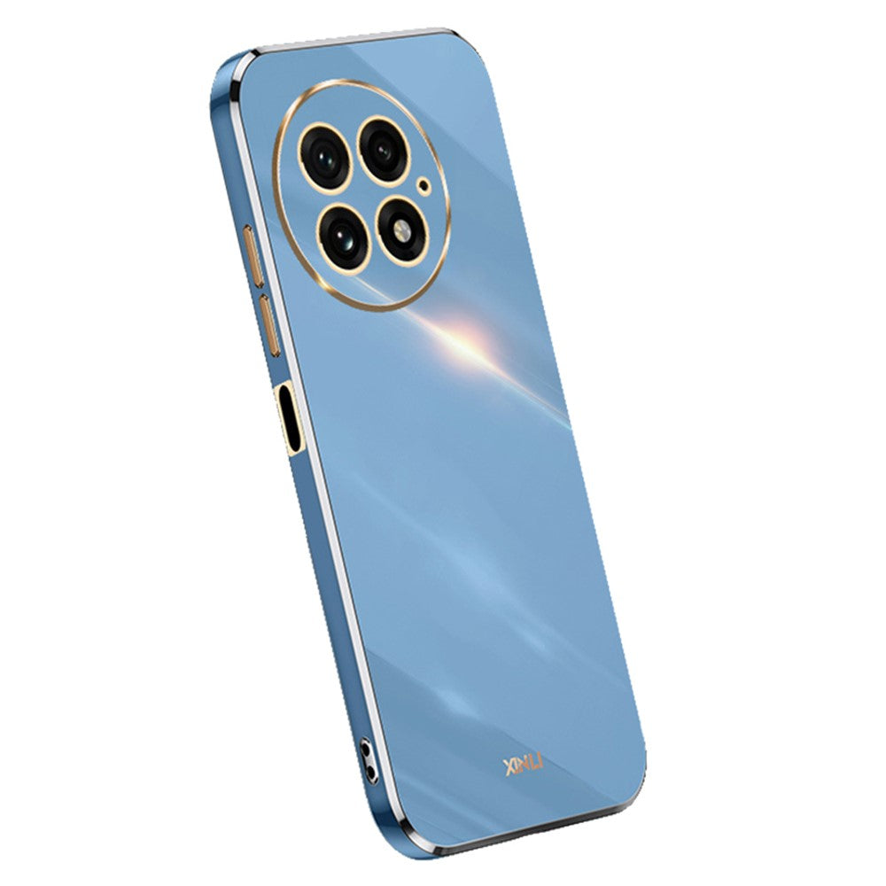 XINLI Til OnePlus 13 Cover TPU Telefoncover med Elektropletteret Ramme