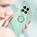 XINLI For OnePlus 13 Case Ring Kickstand Electroplating TPU Phone Cover