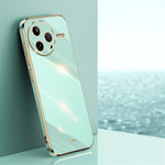 XINLI For Xiaomi Poco F7 Pro 5G / Redmi K80 5G Case TPU Phone Cover with Electroplating Frame