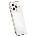XINLI For Xiaomi Poco F7 Pro 5G / Redmi K80 5G Case TPU Phone Cover with Electroplating Frame