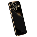 XINLI For Xiaomi Poco F7 Pro 5G / Redmi K80 5G Case TPU Phone Cover with Electroplating Frame